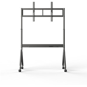 NORTH BAYOU P320 Heavy Duty Electric Height Adjustable mobile TV Stand 80" - 110" 90KG