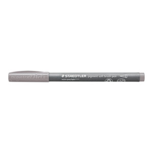 Staedtler 372 Pigment Soft Brush Pen - Warm Grey Light, Each