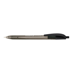 Staedtler Stick 4230 Retractable Triangular Ballpoint Pen Medium - Black, Each