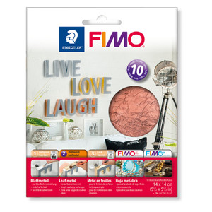 FIMO 8781 Leaf Metal - Copper, Pack of 10