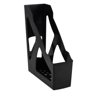 ITALPLAST "e" Magazine Stand - Recycled Black , Each