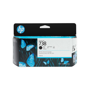 HP #738 Original Black Ink Cartridge - 130ml (498P2A)