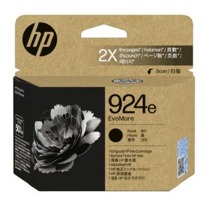 HP #924e EvoMore Original Black Ink Cartridge (4K0V0NA)