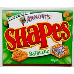 ARNOTTS BISCUITS BBQ Shapes 175gm