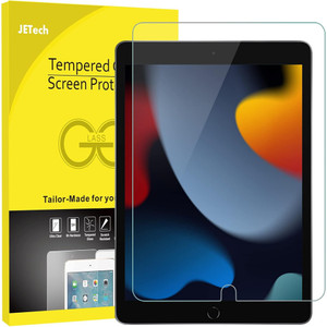 JETech Screen Protector for iPad 7/8/9 Generation, Tempered Glass Film, Each