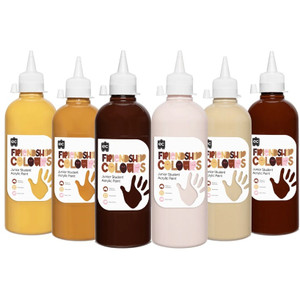 EC Friendship Colour Paint 500ml Set of 6 Colours
