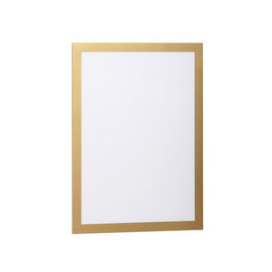 DURABLE DURAFRAME A4 SIGN HOLDER ADHESIVE BACK GOLD PACK 2 *** While Stocks Last ***