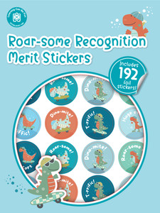 Roar-some Recognition Merit Sticker Book