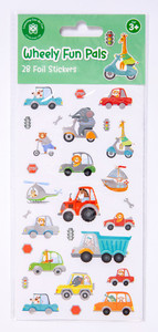 Wheely Fun Pals - Foil Sticker Set