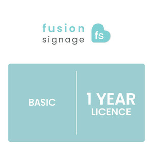Fusion Signage Basic 1 Year Licence