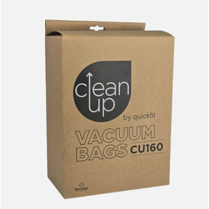 Pullman AS5 Disposable Vacuum Cleaner Dust Bags by CleanUp (CU160), Pack of 10