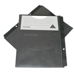 Colby Folder Friendly Single DVD And Insert Storage Pocket, Pack Of 5