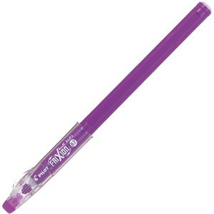 PILOT FriXion Stick Erasable 0.7mm Gel Pen Purple, Pack of 12