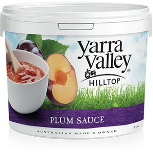 Yarra Valley Hilltop Plum Sauce 2L, Each