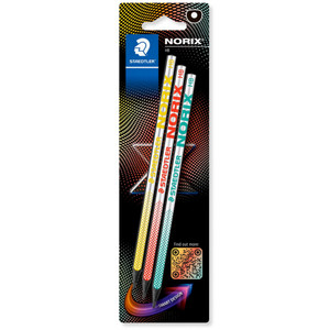 Staedtler 181 Norix Graphite Pencil - HB, Pack of 3
