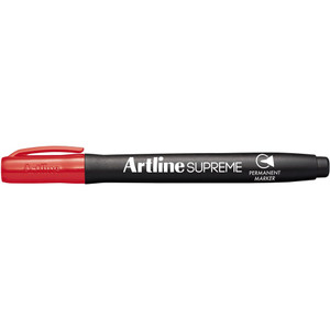 ARTLINE EPF-700 SUPREME PERMANENT MARKERS Permanent Red, Pk12