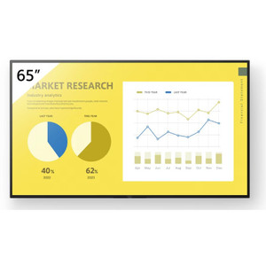 Sony Bravia 65" 4K Professional Digital Potrait/ Landscape Display Rated for 16/7 Operation with Essential Professional Functions, Each