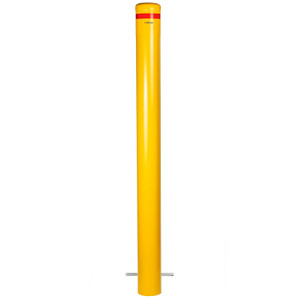 Yellow In-Ground 90mm Bollard