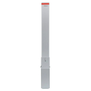 Bollard Square Removable Padlock 120mm In-Ground Galvanised