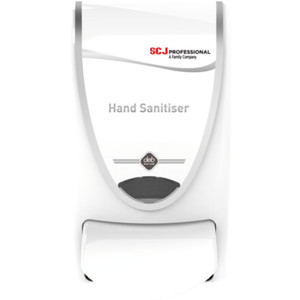 DEB Hand Sanitiser 1L Dispenser - Chrome/White, Each