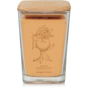 CANDLE YANKEE WELL LIVING LARGE RADIANT MANDARIN & ORANGE