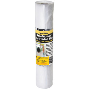 UNi-PRO Pro-Masker Pre-Folded Film 1210mm x 54.8m Roll, Each