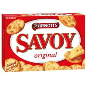 ARNOTTS CRACKERS SAVOY ORIGINAL 225GM*** Short Expiry: 02-NOV-2026***