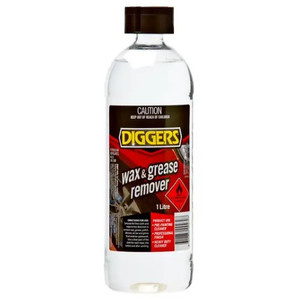 Diggers Wax & Grease Remover Solvent Bottle 1L, Each