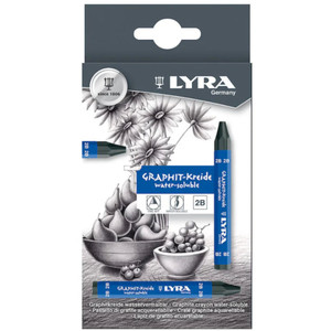 Lyra Graphite Crayon Water-soluble (grad. 2B), Each