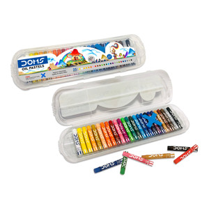 DOMS Oil Pastels Plastic Box of 25 Shades