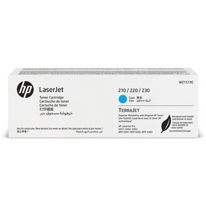 HP 210/220/230 Original High-Yield 5.5K Cyan Contract Laser Toner Cartridge (W2151XC), Each