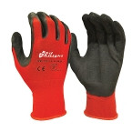 Red Knight' Nylon Glove With Latex Gripmaster Coating Technology , Large