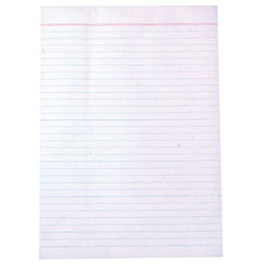 Olympic Office Pad Bond Ruled Double Sided A4 100 Leaf 8mm White (141308)