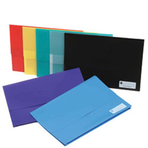 MARBIG POLYPICK WALLETS PP Foolscap Assorted (Each)