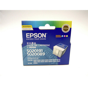 EPSON STYLUS COLOUR INK 300 PG (S020089 / S020191) Suits 400 / 440 / 460 / 600 / 640 / 660 / 670 / 800 / 850 / 1520