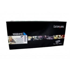 LEXMARK 15G041C ORIGINAL CYAN PREBATE TONER CART 6K Suits C752/760/762