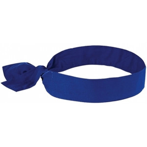 ERGODYNE CHILL-ITS 6700 COOLING BANDANA (TIE) Solid Blue