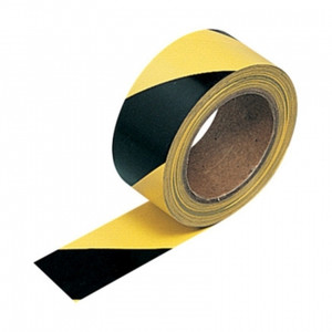 PACKAGING TAPE HAZARD Yellow/Black 48mm x 75mtr