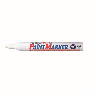 ARTLINE 400 PAINT MARKERS 2.3mm Bullet White, Bx15