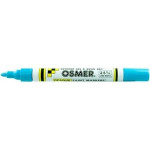 BROAD TIP OSMER PAINT MARKERS 2.5mm - Light Blue (Box of 12)
