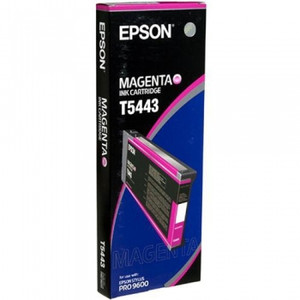 EPSON T5443 ORIGINAL MAGENTA ULTRACHROME INK CARTRIDGE 220ML Suits Stylus Pro 4000, 7600 & 9600