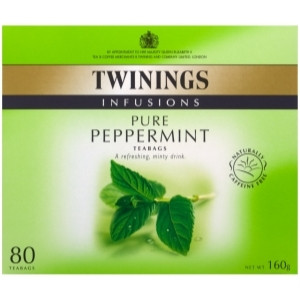TWININGS TEA BAGS Peppermint Pk80