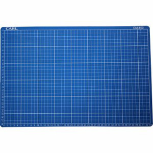 Carl CM-450 Blue Cutting Mat Heavy Duty Self Healing 450 X 300mm