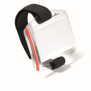 DURABLE ID CARD HOLDER WITH ARM BAND PACK 10