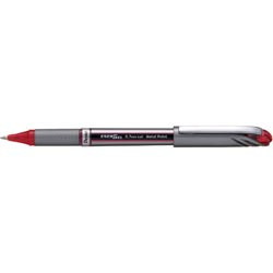 Pentel BL27 Energel Plus Liquid Gel Pen Fine 0.7mm Red, Box of 12