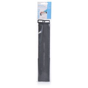 Velcro Velstrap Adjustable Multipurpose Strap with Buckle 25 x 900mm Black, Pack of 2