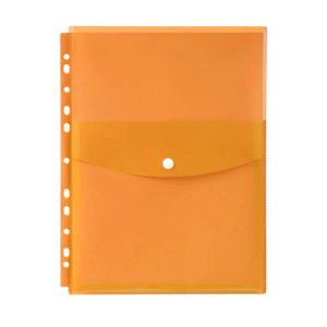 MARBIG TOP OPEN BINDER POCKET ORANGE
