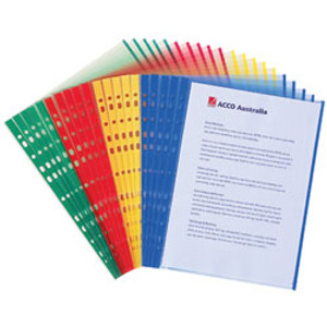 MARBIG ECONOMY COLOURED COPYSAFE SHEET PROTECTORS A4 Coloured, Pk20