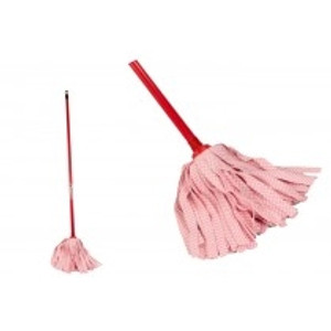 DELUXE FABRIC MOP With Plastic Screw Head & Handle