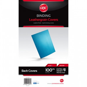 GBC IBICO LEATHERGRAIN BINDING COVERS Blue, Pk100